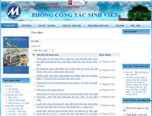 Tablet Screenshot of phongcongtacsinhvien.ufm.edu.vn