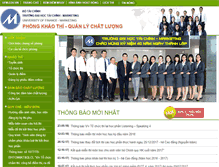 Tablet Screenshot of phongkhaothiquanlychatluong.ufm.edu.vn